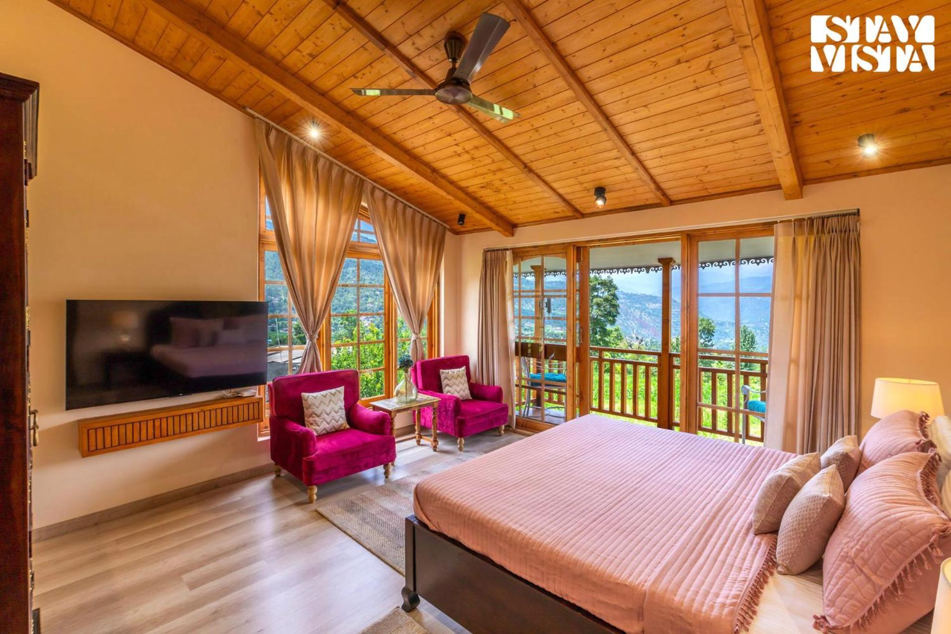 Stayvista At The Oakridge 4 Bhk Villa In Dharamshala With Jacuzzi & Balcony تشامبا المظهر الخارجي الصورة